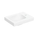 Lave-mains iCon Light 38 cm Blanc mat trou à droite