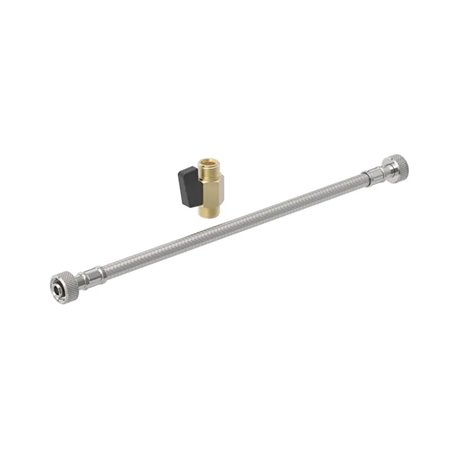 Flexible blindé avec robinet à boisseau sphérique pour WC AquaClean Alba/Sela