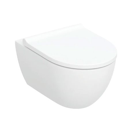 WC suspendu Acanto à fond creux caréné 355x335x530 mm