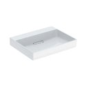 Lavabo ONE 60 cm sans trou de robinetterie sortie horizontale