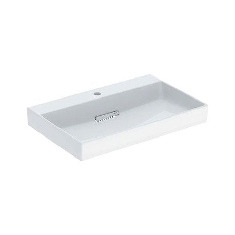 Lavabo ONE 75 cm avec trou de robinetterie sortie horizontale
