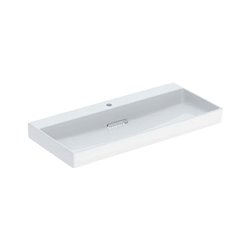Lavabo ONE 105 cm avec trou de robinetterie sortie horizontale