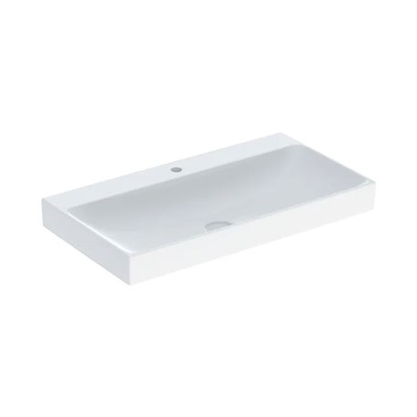 Lavabo ONE 90 cm avec trou de robinetterie sortie verticale
