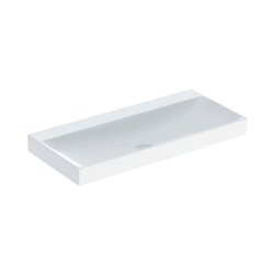 Lavabo ONE 105 cm sans trou de robinetterie sortie verticale
