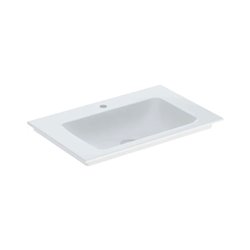 Lavabo ONE 75 cm avec trou de robinetterie sortie verticale