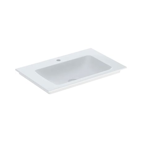 Lavabo ONE 75 cm avec trou de robinetterie sortie verticale