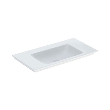 Lavabo ONE 90 cm sans trou de robinetterie sortie verticale