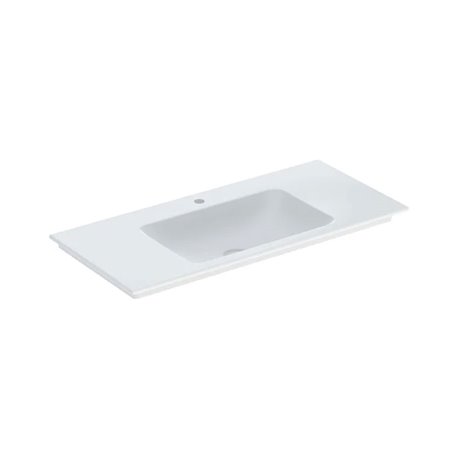Lavabo ONE 105 cm sans trou de robinetterie sortie verticale