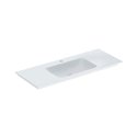 Lavabo ONE 120 cm avec trou de robinetterie sortie verticale