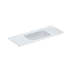 Lavabo ONE 120 cm sans trou de robinetterie sortie verticale