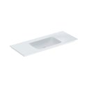 Lavabo ONE 120 cm sans trou de robinetterie sortie verticale