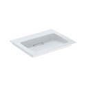 Lavabo ONE 60 cm sans trou de robinetterie horizontale