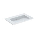 Lavabo ONE 75 cm sans trou de robinetterie horizontale
