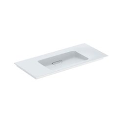 Lavabo ONE 105 cm sans trou de robinetterie horizontale