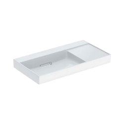 Lavabo ONE 90 cm sans trou de robinetterie horizontale