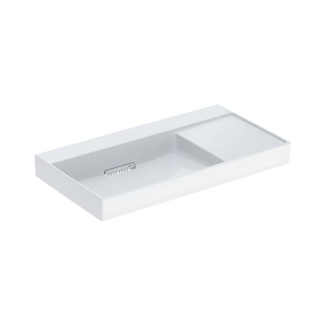 Lavabo ONE 90 cm sans trou de robinetterie horizontale