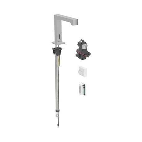 Robinetterie de lavabo Brenta Acier inoxydable sans mitigeur