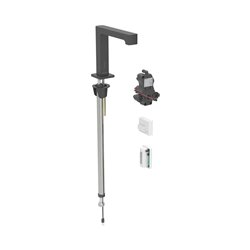 Robinetterie de lavabo Brenta Noir mat avec mitigeur