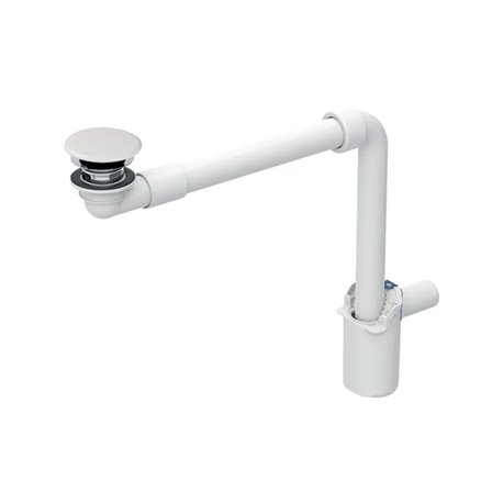 Évacuation de lavabo Ø32 mm à écoulement libre et recouvrement de soupape Évacuation de lavabo Ø32 mm à écoulement libre et recouvrement de soupape