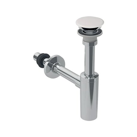 Évacuation de lavabo Ø32/40 mm à recouvrement de soupape et manchette