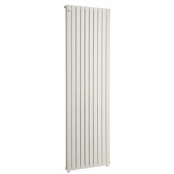 Radiateur eau chaude Piano Vertical Double, 1370 Watts double Blanc Edelweiss PI220200801A482A-34-DESTOCK