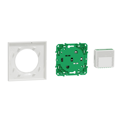 Kit actionneur micro-module avec interrupteur et plaque Odace S520192K Blanc