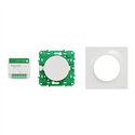 Kit actionneur micro-module avec interrupteur et plaque Odace S520192K Blanc