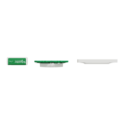 Kit actionneur micro-module avec interrupteur et plaque Odace S520192K Blanc