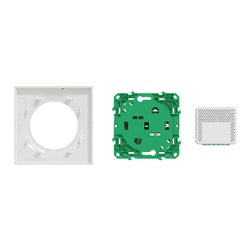 Kit actionneur micro-module avec interrupteur et plaque Odace S520192K Blanc