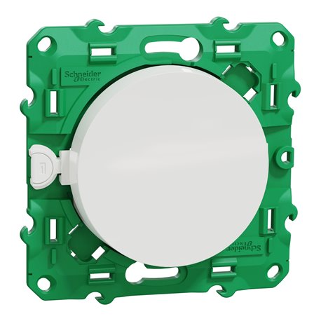 Interrupteur sans fil sans pile simple allumage Odace S520104 Blanc Interrupteur sans fil sans pile simple allumage Odace S520104 Blanc
