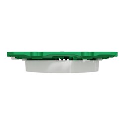 Interrupteur sans fil sans pile simple allumage Odace S520104 Blanc