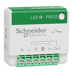 Micro-module actionneur générique Odace sans fil sans pile 10A S520192 Blanc