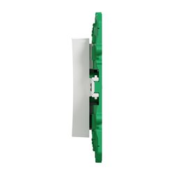 Interrupteur sans fil sans pile double allumage Odace S520114 Blanc