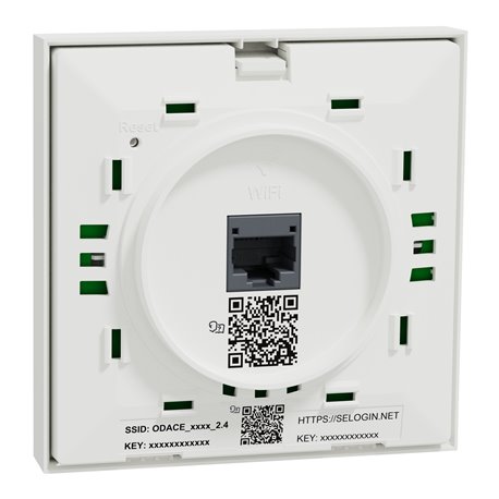 Point d'accès WiFi bi-bande Odace, WiFi 4 & WiFi 5 AC Wave 2, 1 Gb/s RJ45 S520491 Blanc