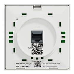 Point d'accès WiFi bi-bande Odace, WiFi 4 & WiFi 5 AC Wave 2, 1 Gb/s RJ45 S520491 Blanc