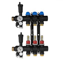 Kit plancher chauffant hydraulique John Guest Underfloor Multicouche 40 m² Collecteur Polyamide