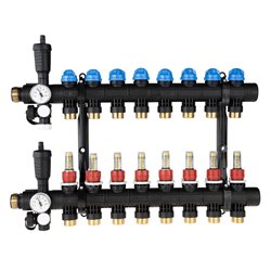 Kit plancher chauffant hydraulique John Guest Underfloor Multicouche 110/120 m² Collecteur Polyamide