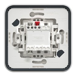Va et vient Mureva Styl MUR39037 complet encastré connexion auto blanc