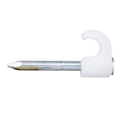 Lot de 100 clips à clou Mureva Fix pour câble Ø10-14mm blanc 2042018