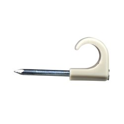 Lot de 50 clips à clou Mureva Fix pour conduit Ø18-22mm gris 2060028