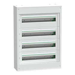Coffret électrique PrismaSet S LVSST424 4 rangées de 24 modules en saillie