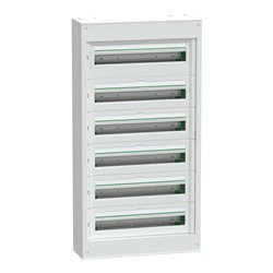 Coffret électrique PrismaSet S LVSST624 6 rangées de 24 modules en saillie