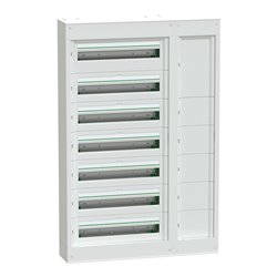 Coffret électrique PrismaSet S LVSSD724 7 rangées de 24 modules en saillie + gaine