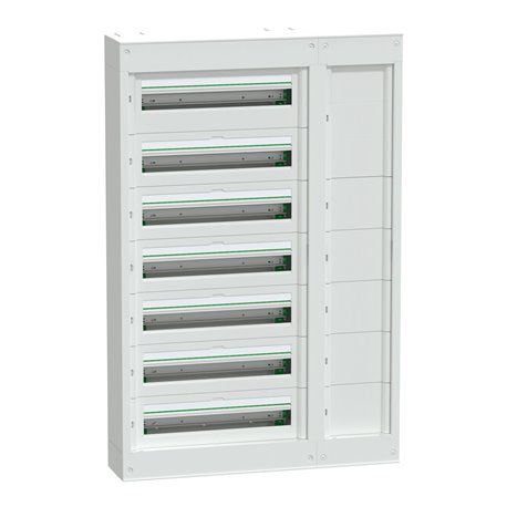 Coffret électrique PrismaSet S LVSSD724 7 rangées de 24 modules en saillie + gaine