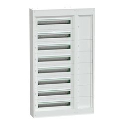 Coffret électrique PrismaSet S LVSSD824 8 rangées de 24 modules en saillie + gaine