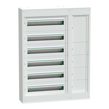 Coffret électrique PrismaSet S LVSSD624 6 rangées de 24 modules en saillie + gaine