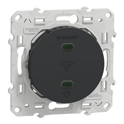 Répéteur Wifi Odace 300Mb/s 2.4 GHz bornier à vis S540465 anthracite