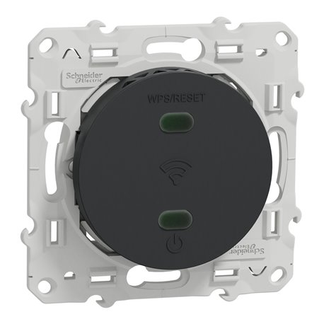 Répéteur Wifi Odace 300Mb/s 2.4 GHz bornier à vis S540465 anthracite Répéteur Wifi Odace 300Mb/s 2.4 GHz bornier à vis S540465 anthracite