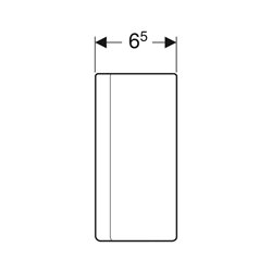 Cache siphon ONE Blanc 