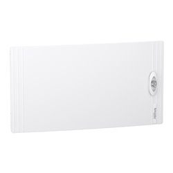 Porte pleine PrismaSeT XS RAL9003 pour coffret saillie 1 rangée 24 modules LVSXDP124